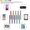 thumbnail image 3 of 10 Pack Stylus Pen, Universal Capacitive Touch Screen Pens for Tablets, Smartphones - Random Colors, 3 of 7