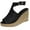 Black, variant on Jsaierl Wedge Sandals for Women Dressy Summer, Fashion Solid Summer Ladies Comfy Sandals Slope Heel Casual Beach Shoes Size 7.5