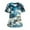 BlueA_04#94N, variant on Garbnen Christmas Womens Scrub Top V Neck Short Sleeve Women's Tops Holiday Print Nurse Working Uniforms with Pockets S-5XL