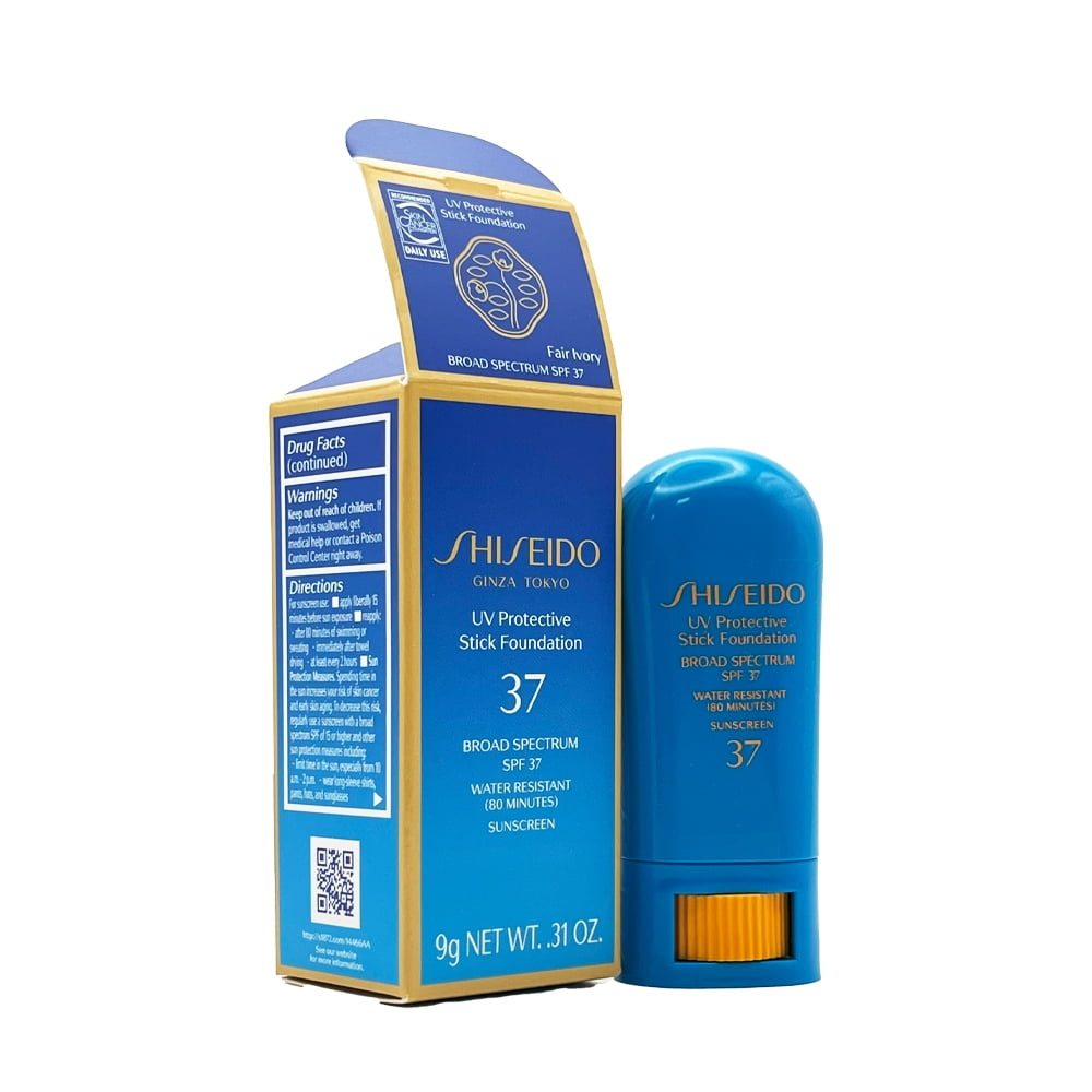 Shiseido UV Protective Stick Foundation SPF 37 - Fair Ivory,  0.31oz/9g