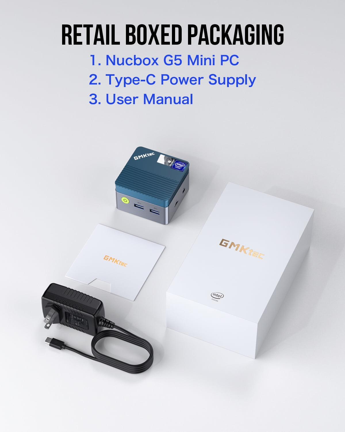 GMKtec Nucbox G5 Mini PC, 12GB RAM 256GB SSD, Intel Alder Lake N97 (up to 3.60GHz) , Windows 11 Pro Mini Desktop Computers, WiFi 5/Bluetooth 4.2, Dual HDMI 2.0 - Walmart.com GMKtec Nucbox G5 Mini PC, 12GB RAM 256GB SSD, Intel Alder Lake N97 (up to 3.60GHz) , Windows 11 Pro Mini Desktop Computers, WiFi 5/Bluetooth 4.2, Dual HDMI 2.0 - Walmart.com