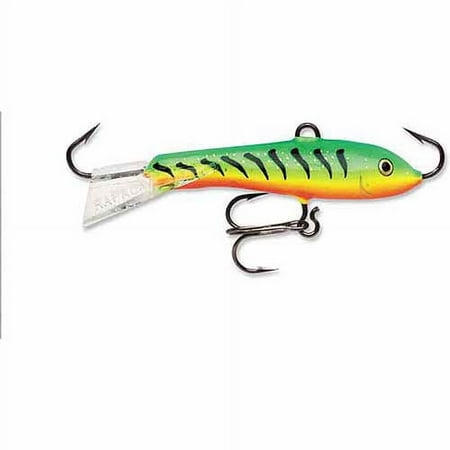 UPC: 0022677012643 | Rapala Jigging Rap 05 Freshwater Fishing Jig 5/16oz Glow Tiger