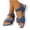 Blue, variant on Womens Hiking Sandals Comfortable Lightweight Sport Outdoor Sandals with Arch Support Adjustable Buckle Summer Athletic Walking shoes for Beach Sport Vacation