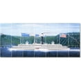 thumbnail image 1 of Ceramic Tile Mural-James Bard Ships Tile Mural House Remodel Ideas. 84" w x 36" h using (21) 12 x 12 ceramic tiles, 1 of 3