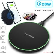 The Perfect Part 20W Wireless Charger Fast Charge Pad For Samsung iPhone XS Max X XR 12 13 14 15 Pro