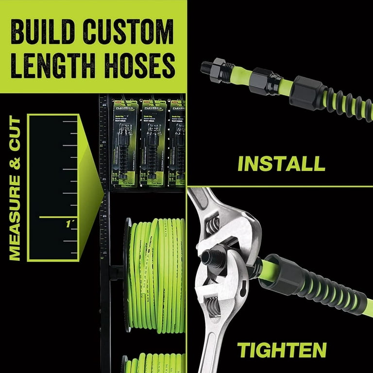 Flexzilla Pro Air Hose, Bulk Plastic Spool, 1/4 in. x 250 ft