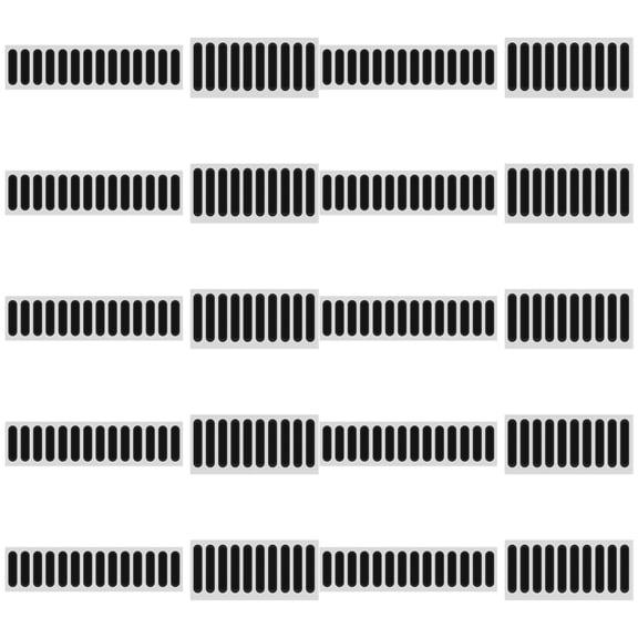 LULULION Universal Phone Speaker Mesh Stickers, Black, Easy to Use 20Pcs
