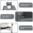 thumbnail image 3 of Chaise de Pédicure avec Bassin pour Pieds, Bain de Pieds Hydraulique avec Rotation à 360°, Unité de Pédicure Réglable en Hauteur, 3 of 6