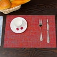 thumbnail image 1 of Solid Color Household Dining Table Placemat Thickened Woven Pvc Placemat, 1 of 7