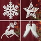 thumbnail image 3 of Navidad Copo De Nieve Ala De Ángel Elk Diseño Colgante Colgante Para Fiesta De Vacaciones Decoración De Árbol De Navidad sonducket HA040432-06, 3 of 6