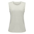 thumbnail image 6 of Tweang Sleeveless Tops Summer Casual women's tanks & camis camisole tops for women Loose Fit thick strap tank Tank Tops for Women Long Tank Tops wide strap tanks Lightweight Shirt Beige L, 6 of 8