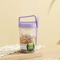 thumbnail image 5 of Portable Oatmeal Cup with Spoon and Lid, 5x5x19cm Plastic Container for Overnight Oats and Cereal, Leakproof & Dishwasher Safe for Easy Use, Ideal for Breakfast on the Go, Travel, and Office, 5 of 9