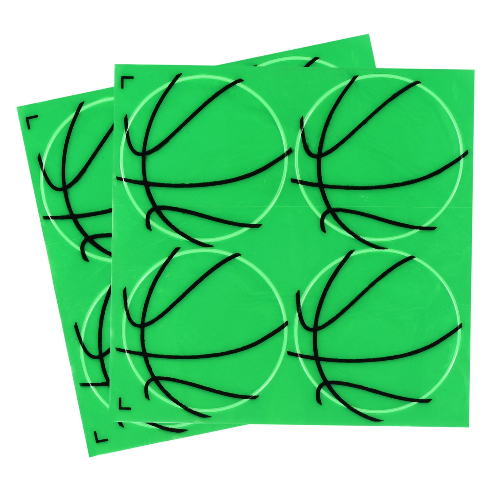 Uxcell Reflective Stickers, 8in2 Sets 2.6 Inch Adhesive Basketball