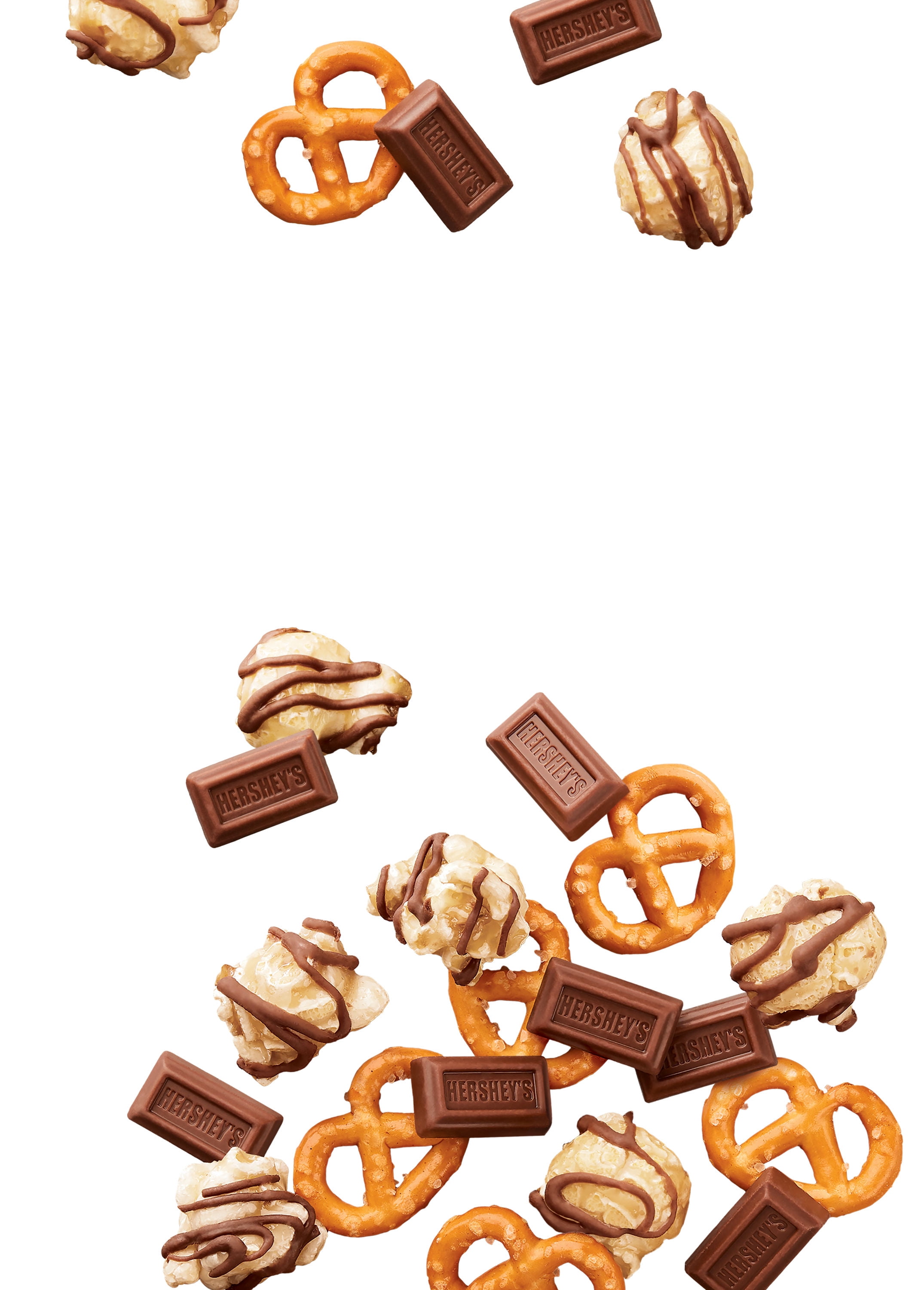 Hershey's, Popped Popcorn and Milk Chocolate Snack Mix, 4 oz