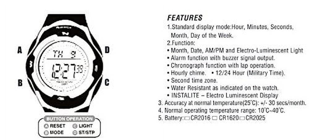 Armitron Sport Women's 45/7012BLU Silver-Tone Accented Digital Chronograph Blue Resin Strap Watch