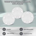 thumbnail image 2 of 5Pack Toilet Tank Silicone Flapper Seal Gasket 3Inch Replacement, 2 of 5