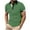 Green, variant on Gifts for Family Shirts for Men, Men's Pullover Color Block Button Short Sleeve Turndown Collar Blouse Shirt 2XL, Green