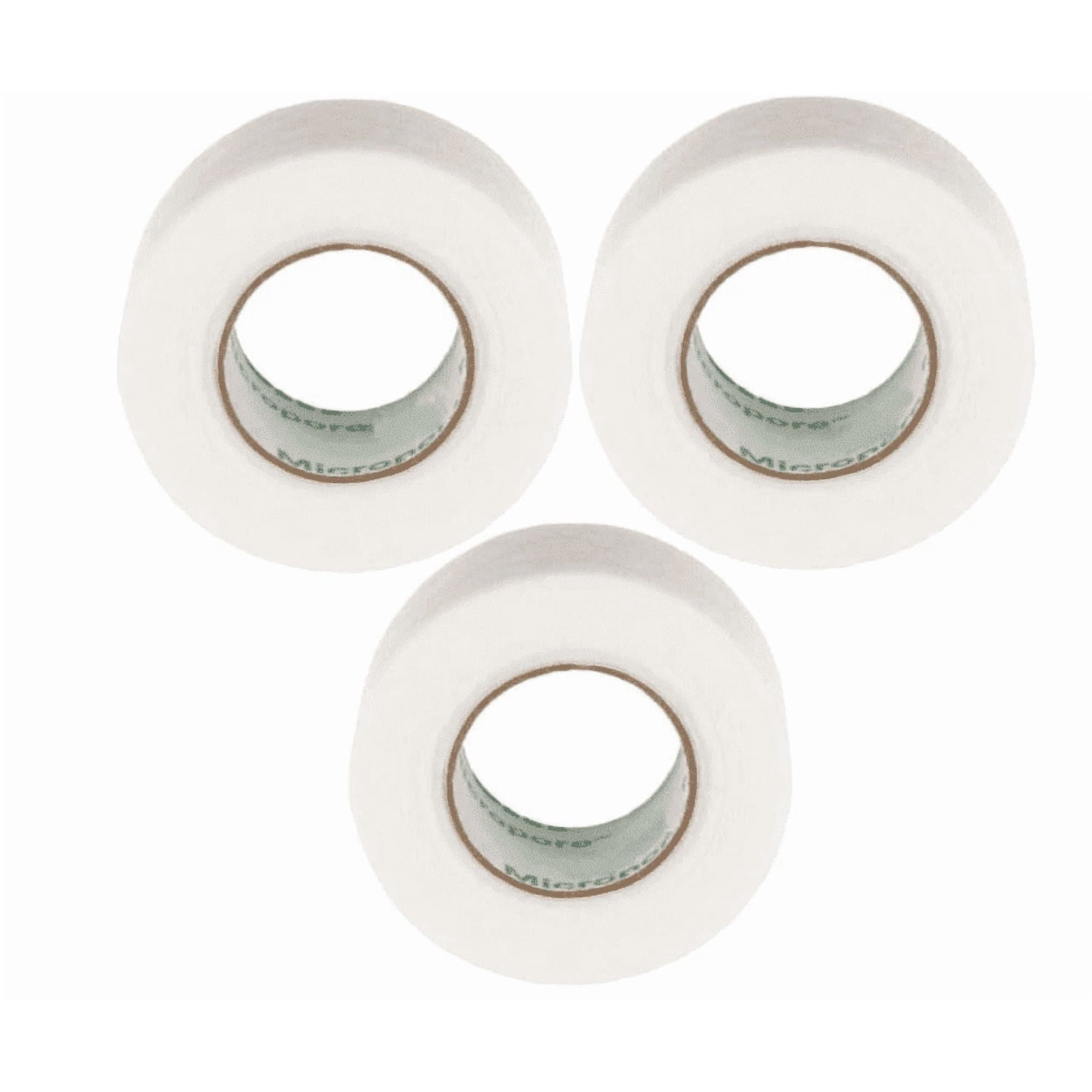 Micropore Tape 1530-1 (3 Rolls) 1 inc x 10 Yards, White