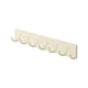 thumbnail image 2 of Ganchos continuos de plástico para almacenamiento en la cocina: ganchos de pared antideslizantes para colgar utensilios pequeños, toallas y accesorios. Ganchos adhesivos sin necesidad de taladr, 2 of 6