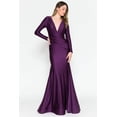 thumbnail image 3 of Simple Long Sleeve Bodycon Evening Gown, 3 of 11