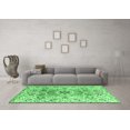 thumbnail image 3 of Ahgly Company Indoor Round Abstract Emerald Green Modern Area Rugs, 6' Round, 3 of 4