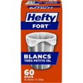 thumbnail image 2 of Hefty Garbage Bags, Strong X-Small 15 Litres White Kitchen, 60 Bags, 2 of 5