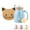 Blue, variant on Cute Mugs Kawaii Cat Mug Ceramic Coffee Mug Tea Cup with Infuser and Lid Spoon Tea Mug Cute Cool Preppy Stuff Gifts for Women (Blue 13oz)