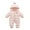 Pink, variant on Baby Snowsuit Boy Jacket Infant Winter Clothes Toddler Girl Snow Wear 0-12 Months