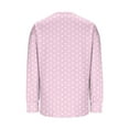thumbnail image 3 of Womens Plus Size Oversized T-Shirts, V Neck T Shirts for Women Fall Fashion Polka Dots Printed Side Slit Long Sleeve Tunic Tops, 3 of 4