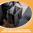 thumbnail image 3 of OULII 2Pcs Car Organizer Back Seat Black Oxford Cloth for Prevent Garbage Overflow, 3 of 7