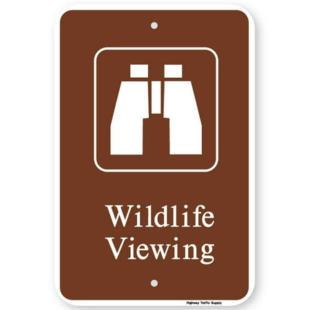Atlanta Highway Sign WILDLIFE VIEWING SIGN with SYMBOL12