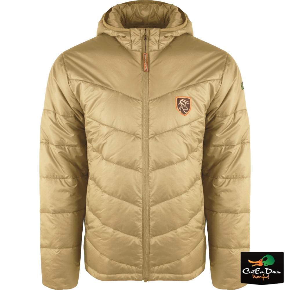 DRAKE NON TYPICAL PURSUIT SYNTHETIC DOWN FULL ZIP JACKET WITH