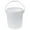 White, variant on Zoyueyie All Purpose Pail Plastic Bucket with Lid and Handle for Outdoor Purpose Industrial Use 5L
