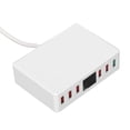 thumbnail image 2 of T9+ 6 puertos QC 3.0 Cargador USB Hub 40W Pantalla multipuerto Estación de carga inteligente 100240V (enchufe de EE. UU.), 2 of 14