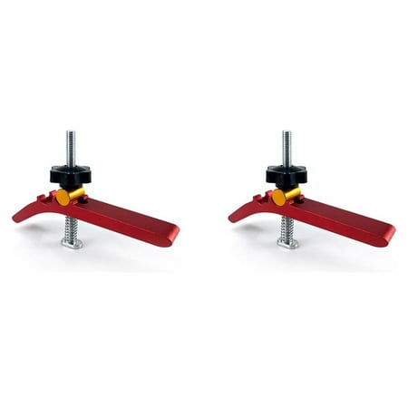 

2X Woodworking T-Track Hold Down Clamp Set Aluminum T-Slot Table Workbench Wood Fixture Jig Clamping Blocks Platen B