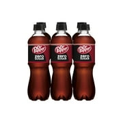 Dr Pepper Zero Sugar Soda Pop, 16.9 fl oz, 6 Pack Bottles