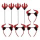 thumbnail image 3 of Halloween Horn Headbands & Trident Sticks 4 Sets Carnival Party Supplies for Fancy Dress, Cosplay & Spooky Costume Events Comfortable Fit Accessories, 3 of 5