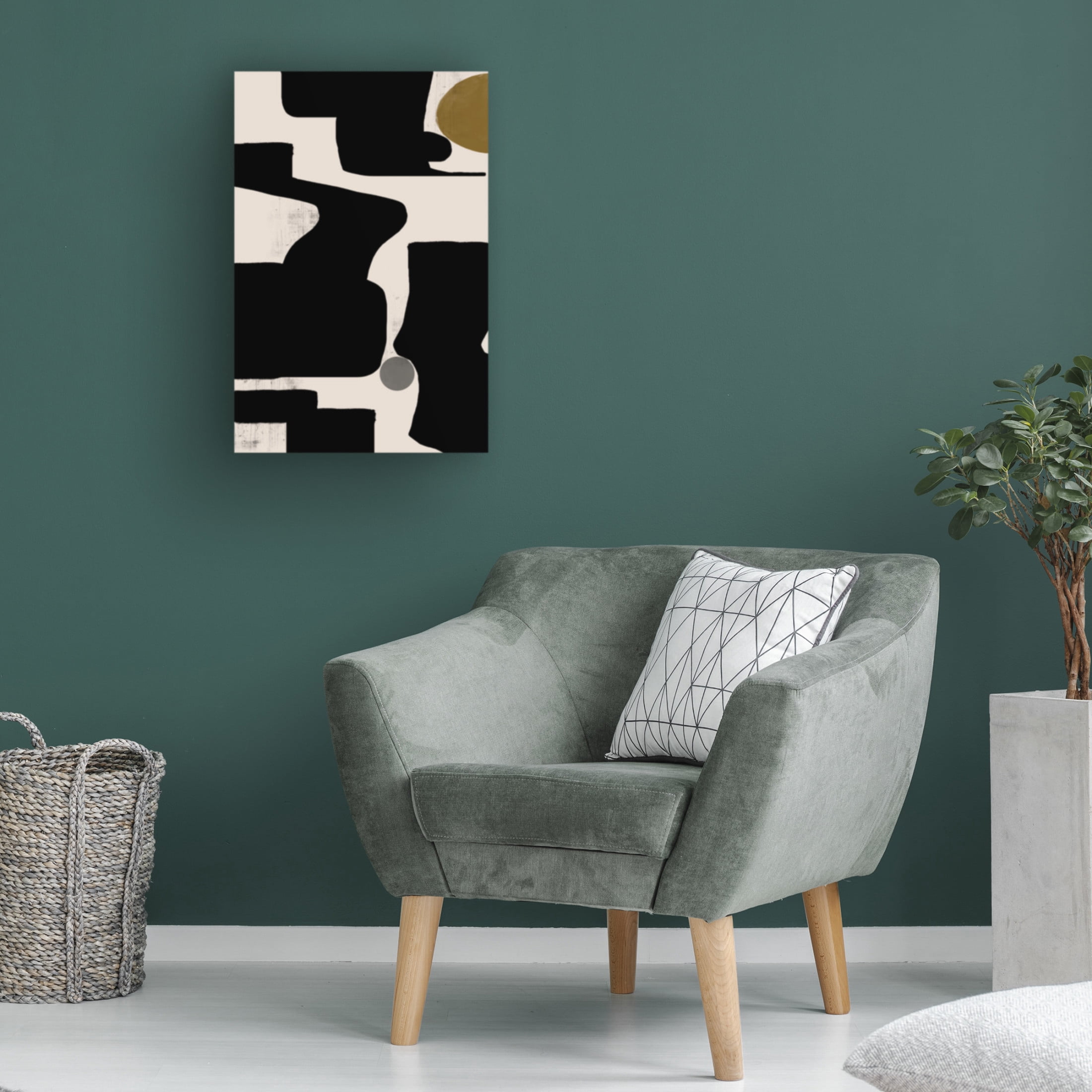 Trademark Fine Art THE MIUUS STUDIO Abstract Art No3 Canvas Wall Art