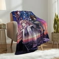 thumbnail image 5 of Mobile Suit Gundam SEED Freedom Throw Blanket Gifts for Fans Lover Girls Boys Women Present Hoodie Him Bed 40"x50", 5 of 6