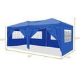thumbnail image 2 of Trilenars 10'x20' Pop-up Canopy Tent With 6 Removable Sidewalls, Waterproof Outdoor Instant Gazebo For Patio Outdoor Wedding Parties And Commercial Events, 2 of 9