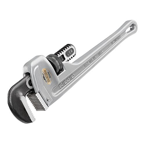 RIDGID 31095 Model 814 Aluminum Straight Pipe Wrench, 14-inch Plumbing Wrench