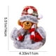 thumbnail image 3 of Adornos Navideños de Tela: Papá Noel, Muñeco de Nieve | Adornos de Tela Multicolor para Decoración Navideña - 14 X 11 Cm - 1 Unidad, 3 of 6