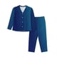thumbnail image 1 of Balery teal blue Conjunto de Pijama con Estampado para Mujer, Conjunto de Dos Piezas con Manga Larga, Ropa de Dormir Suave con Bolsillos, Pijamas Cómodos-Medium, 1 of 7