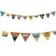 thumbnail image 3 of Tira De Bandera De Camping, Pancarta Colorida Al Aire Decoración 10 Uds Banderas De Tela Flexible DIY Para Cumpleaños, 3 of 7