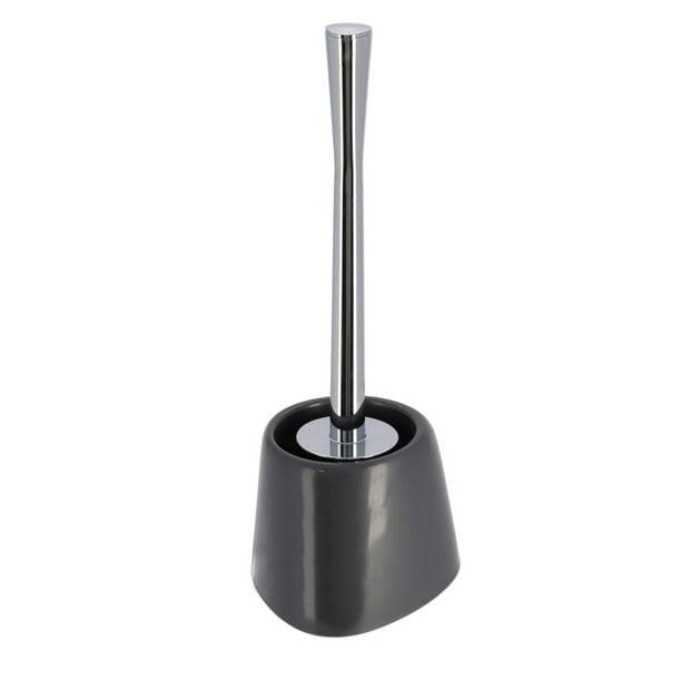 Bath Freestanding Toilet Bowl Brush with Holder Grey