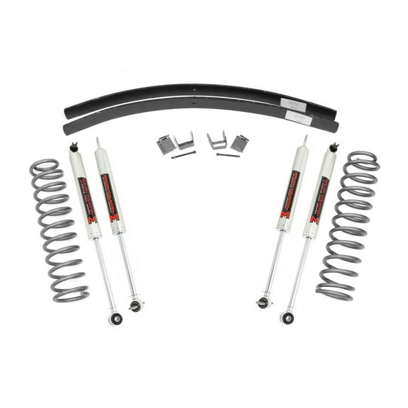 Rough Country 3" Lift Kit w/M1 Shocks for 1984-2001 Jeep Cherokee XJ - 67040