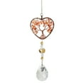 thumbnail image 1 of Heart-shape Crystal Pendant Sun Catcher Wind Chime Decor, 1 of 7