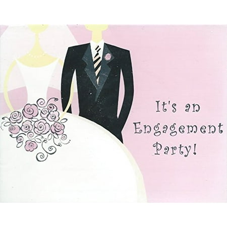 "It's an Engagement Party" Invite Pack of 8