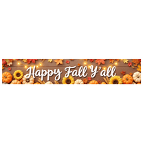 Decorative Design Happy Fall Banner Festive Leaves Thanksgiving Decoration Pumpkin for Autumn Celebration Outdoor Indoor