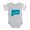 Heather Gray, variant on CafePress - Connecticut - Cute Infant Baby Football Bodysuit
